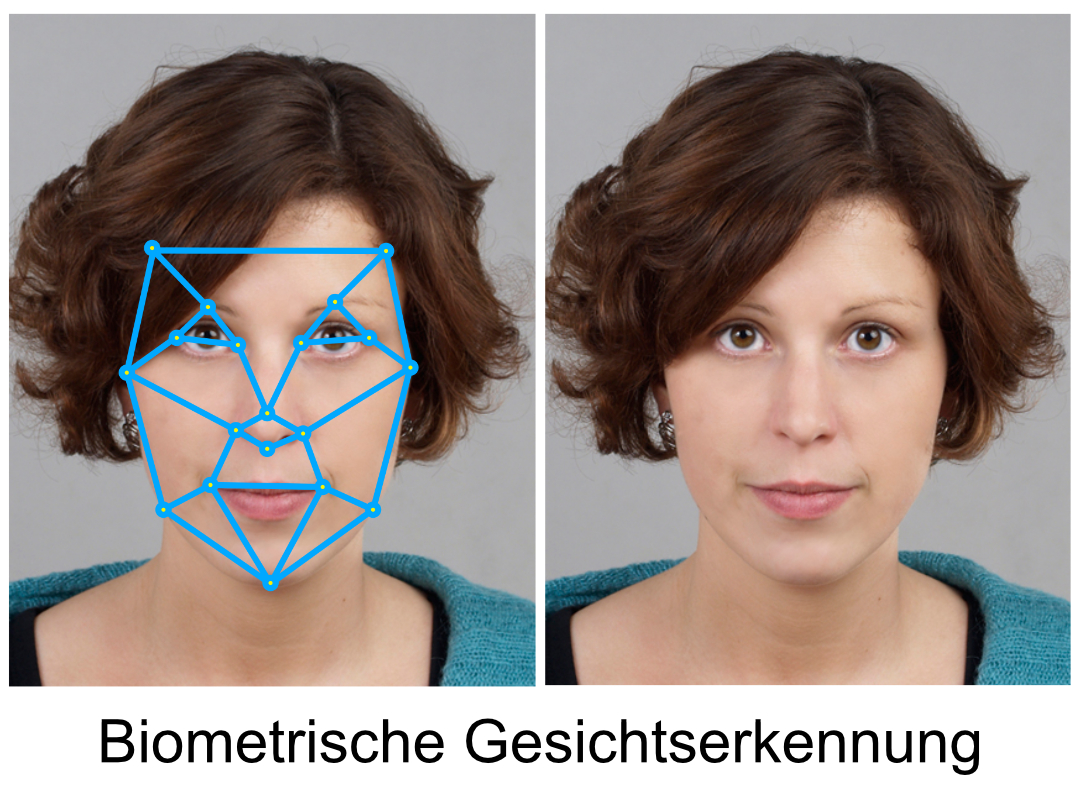 Biometrisches Passfoto